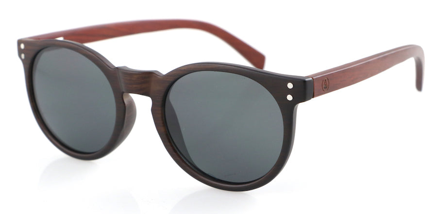 Polarised SPYN Sunglasses, Wood + Wood Grain PC