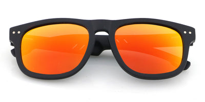Polarised ALLEYS Sunglasses, Black Bamboo