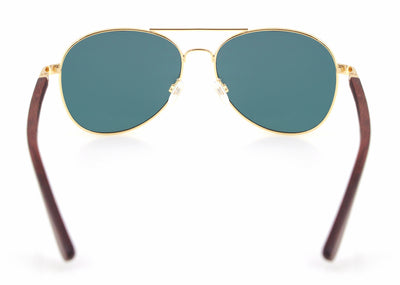 Polarised LOOKBACK Sunglasses, Rosewood + Steel