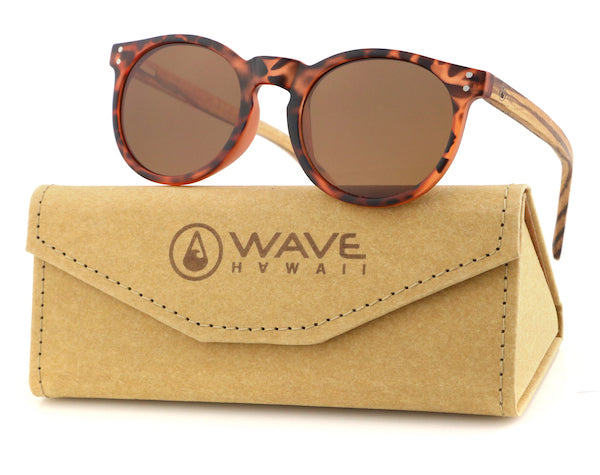 Polarised X-UP Sunglasses, Wood + Matte Tortoise PC