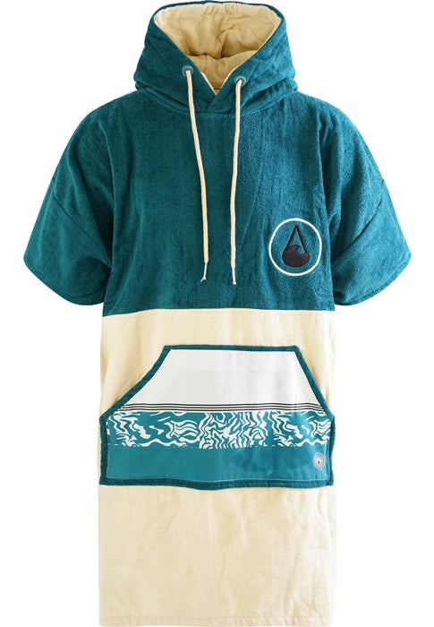 Wave Style Poncho PETROL