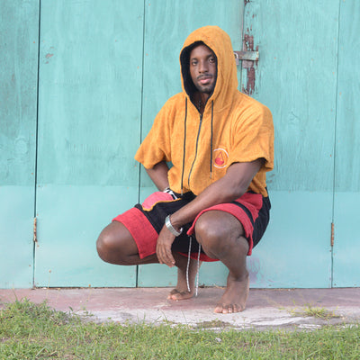 Wave Zip Poncho DUSTY